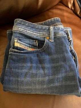 Diesel Women's Dark Blue Straight Leg Jeans